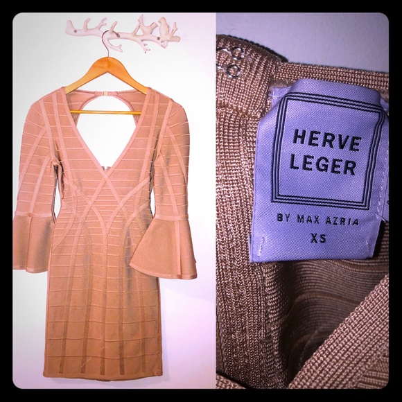 Herve Léger XS Champagne color - Picture 1 of 5